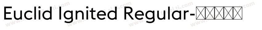 Euclid Ignited Regular字体转换
